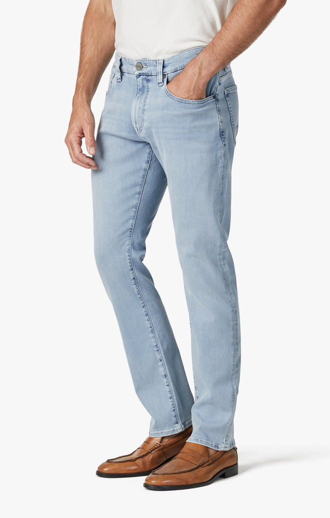 34 HERITAGE COOL TAPERED LEG JEANS IN BLEACHED REFINED