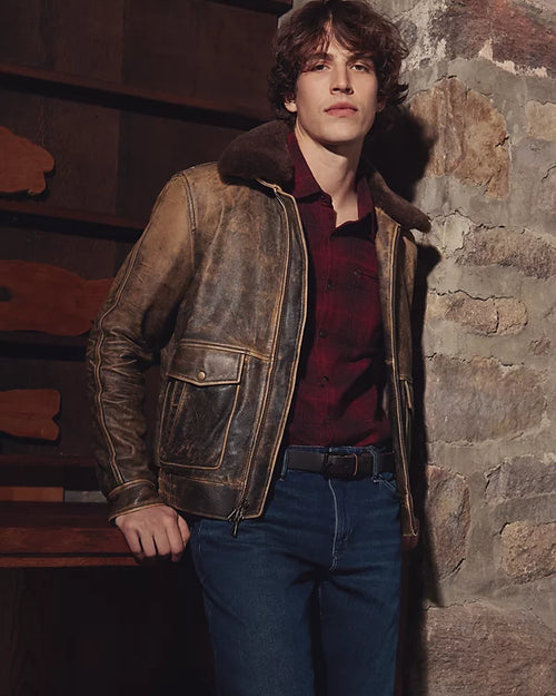 JOHN VARVATOS ALTAS LEATHER JACKET
