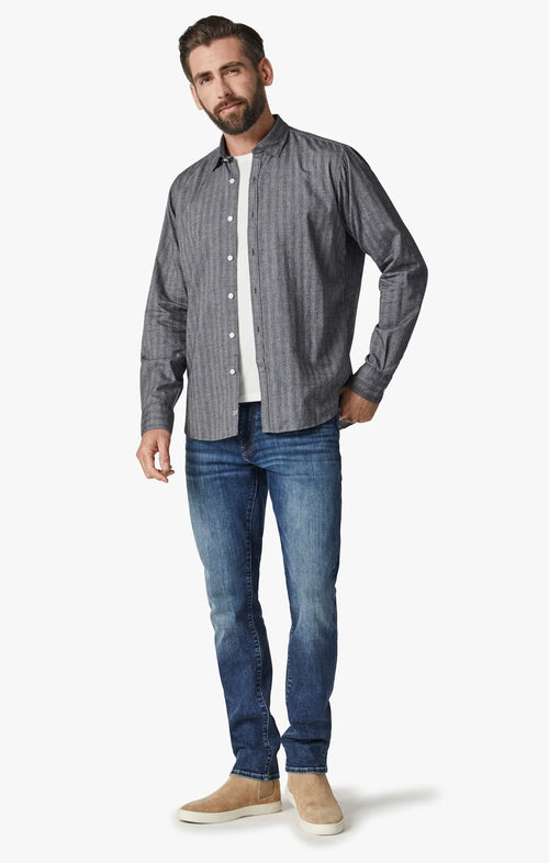34 HERITAGE COOL FOGGY INDIGO ORGANIC