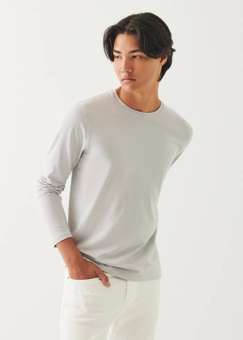 PATRICK ASSARAF PIMA COTTON LS T-SHIRT