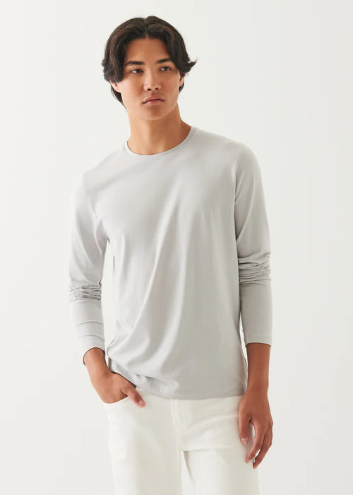 PATRICK ASSARAF PIMA COTTON LS T-SHIRT