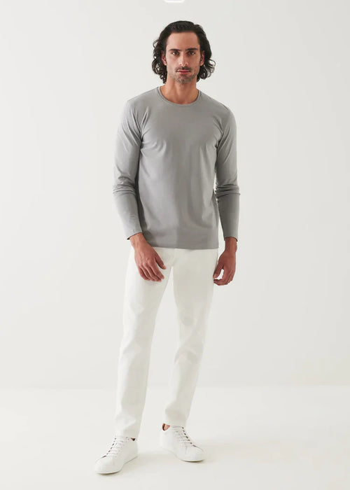 PATRICK ASSARAF PIMA COTTON LS T-SHIRT 99A08CL