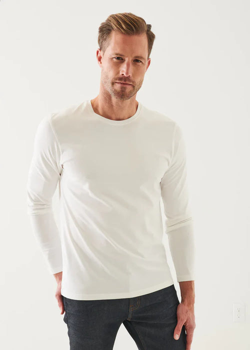 PATRICK ASSARAF PIMA COTTON LS T-SHIRT 99A08CL