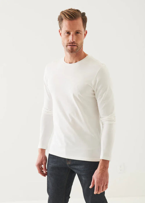 PATRICK ASSARAF PIMA COTTON LS T-SHIRT 99A08CL