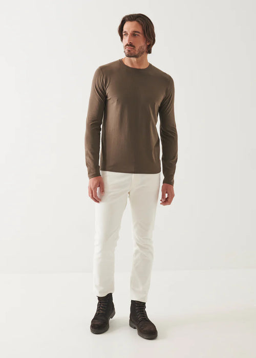 PATRICK ASSARAF PIMA COTTON LS T-SHIRT 99A08CL