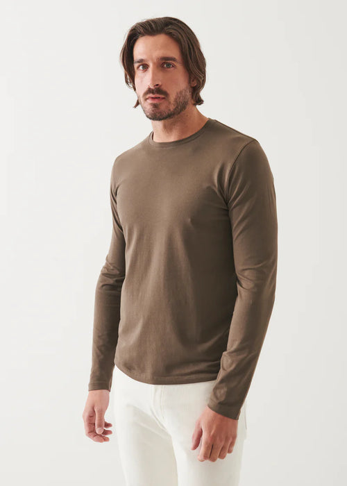 PATRICK ASSARAF PIMA COTTON LS T-SHIRT 99A08CL