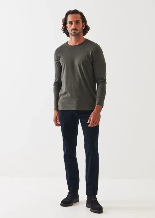 PATRICK ASSARAF PIMA COTTON LS T-SHIRT 99A08CL