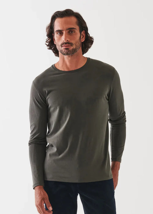 PATRICK ASSARAF PIMA COTTON LS T-SHIRT 99A08CL