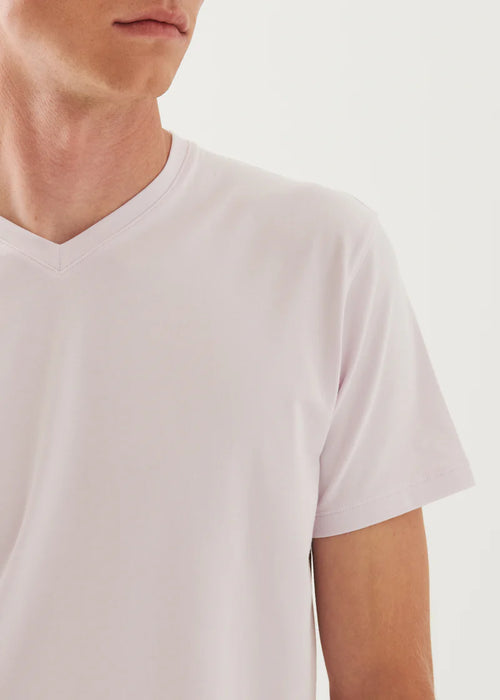 PATRICK ASSARAF PIMA COTTON V-NECK T-SHIRT