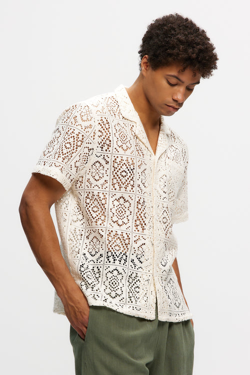 KUWALLA CROCHET YACHT SHIRT