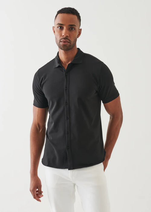 PATRICK ASSARAF PIMA COTTON STRETCH SHIRT