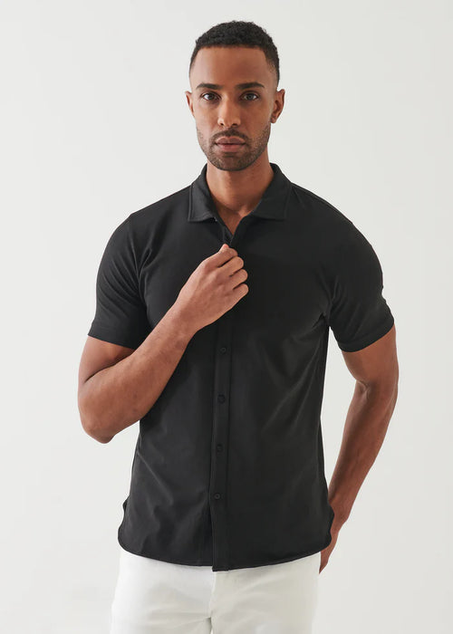 PATRICK ASSARAF PIMA COTTON STRETCH SHIRT