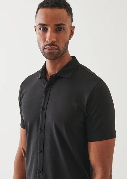 PATRICK ASSARAF PIMA COTTON STRETCH SHIRT