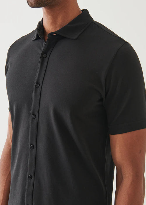 PATRICK ASSARAF PIMA COTTON STRETCH SHIRT