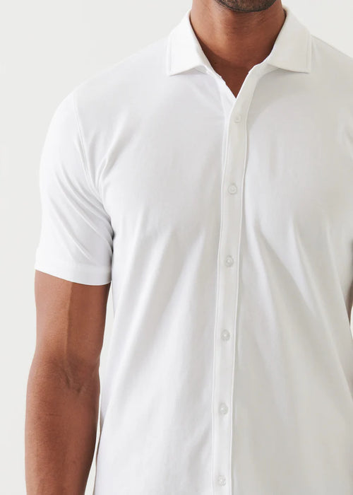PATRICK ASSARAF PIMA COTTON STRETCH SHIRT