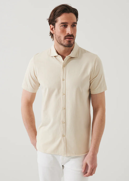 PATRICK ASSARAF PIMA COTTON STRETCH SHIRT