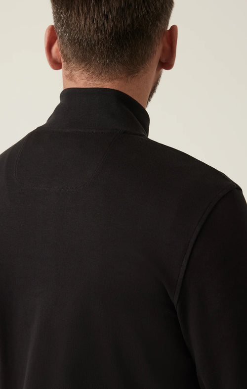 34 HERITAGE HIGH NECK ZIP-UP SWEATER