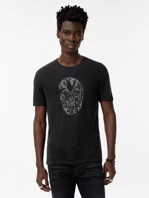 JOHN VARVATOS CHAIN SKULL TEE