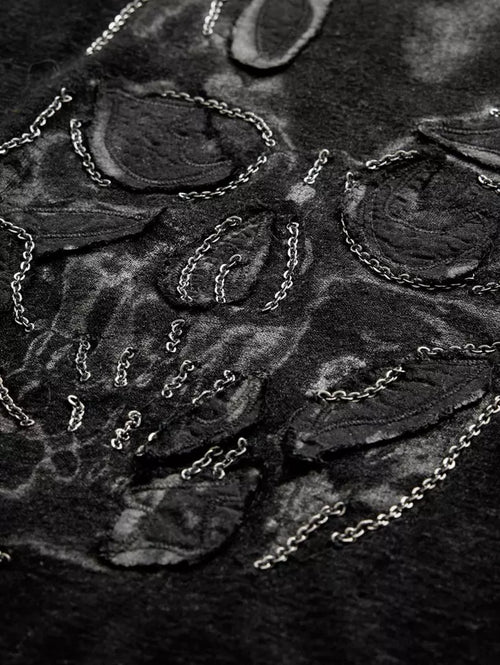 JOHN VARVATOS CHAIN SKULL TEE