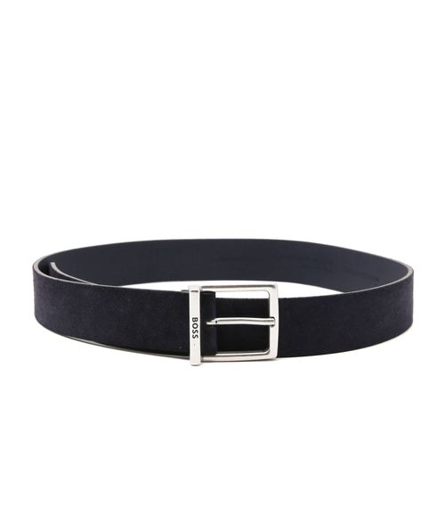 Experience timeless elegance with the Boss Rudy belt. This essential leather accessory features a&nbsp;minimalist buckle&nbsp;for a sophisticated, durable, and versatile look.