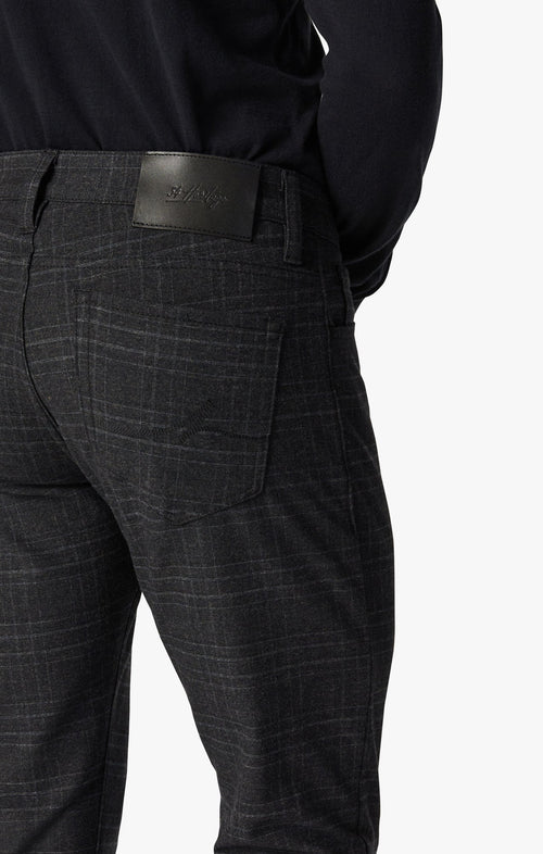 34 HERITAGE COOL TAPERED LEG PANTS IN GREY CHECKED