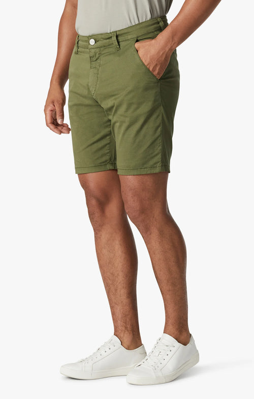 These moderately stretchy shorts are made from premium, lightweight cotton that maintains a cool hand-feel and smooth texture in the face of any temperature.