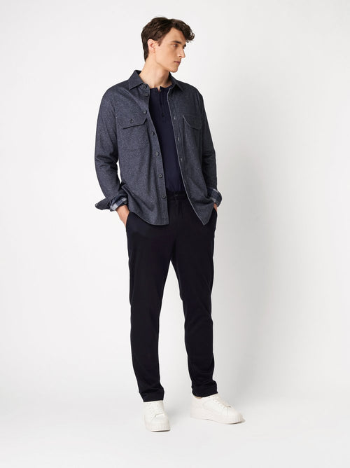 Desoto Navy Twill Casual Shacket
