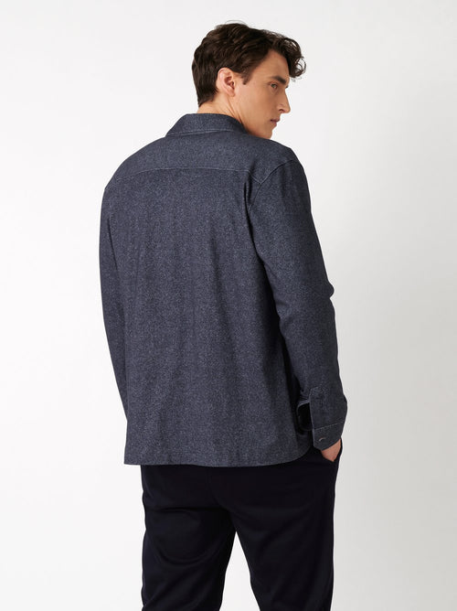 Desoto Navy Twill Casual Shacket