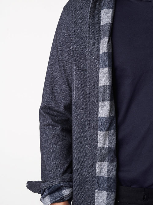 Desoto Navy Twill Casual Shacket