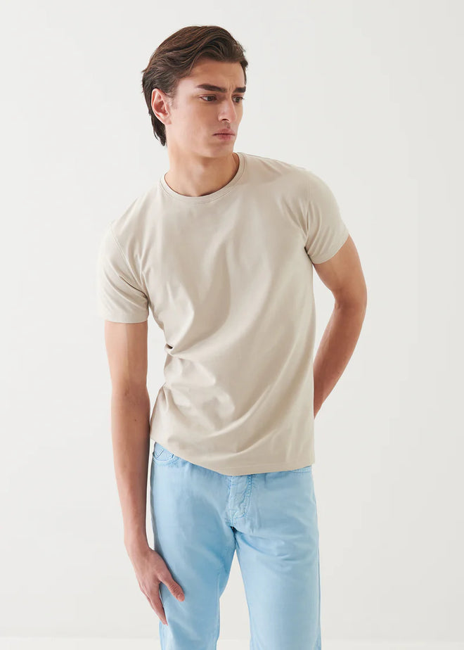PATRICK ASSARAF PIMA COTTON CREW T-SHIRT