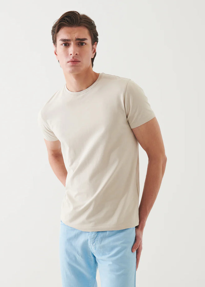 PATRICK ASSARAF PIMA COTTON CREW T-SHIRT