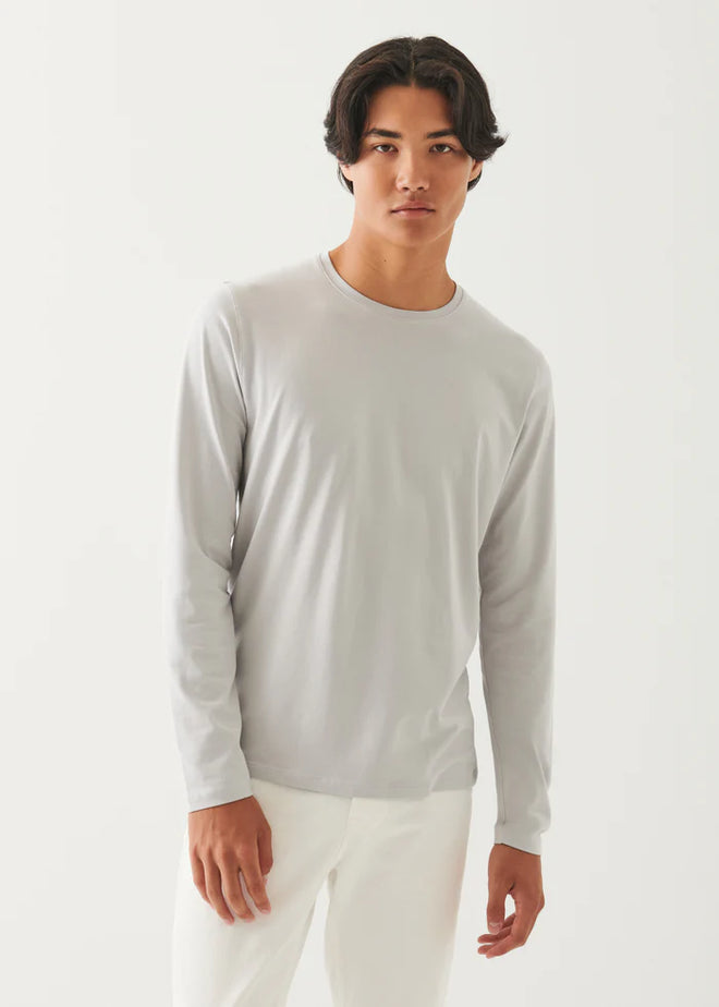 PATRICK ASSARAF PIMA COTTON LS T-SHIRT