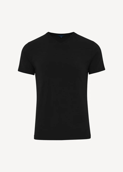 PATRICK ASSARAF STRETCH V-NECK T-SHIRT