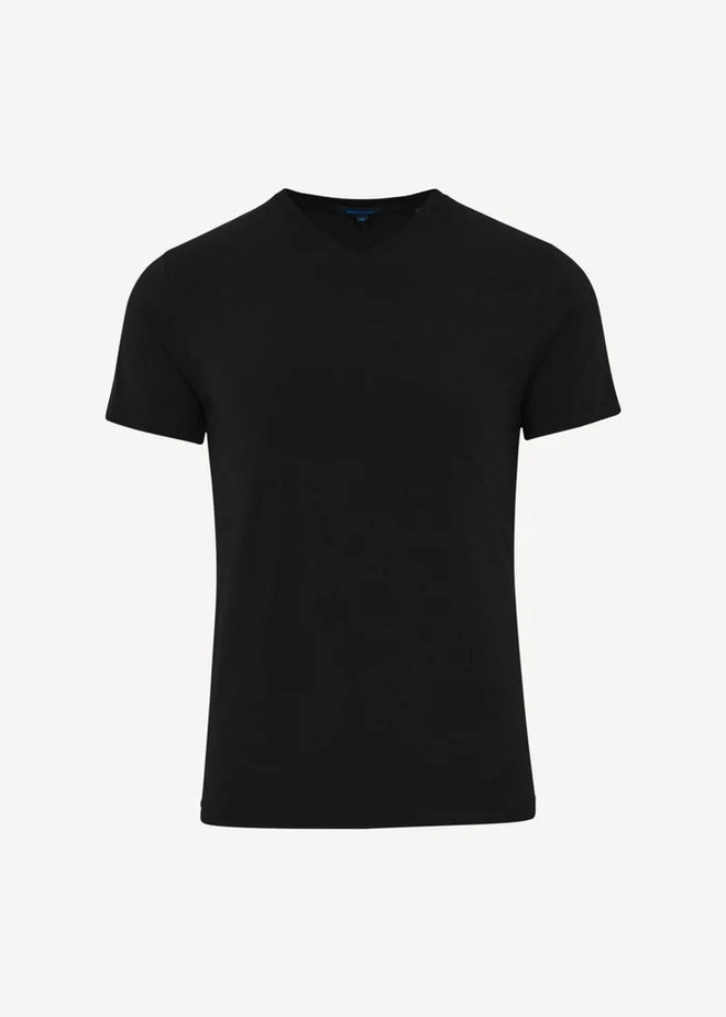 PATRICK ASSARAF STRETCH V-NECK T-SHIRT