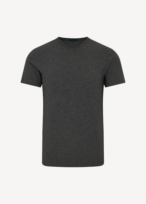 PATRICK ASSARAF STRETCH V-NECK T-SHIRT