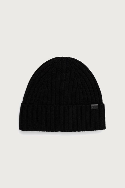 Boss Virgin Wool Blend Beanie