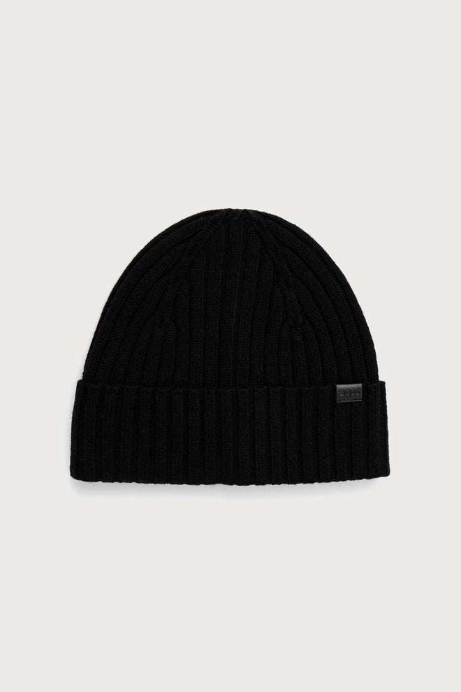 Boss Virgin Wool Blend Beanie