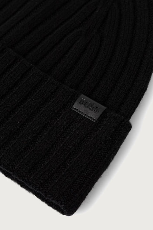 Boss Virgin Wool Blend Beanie