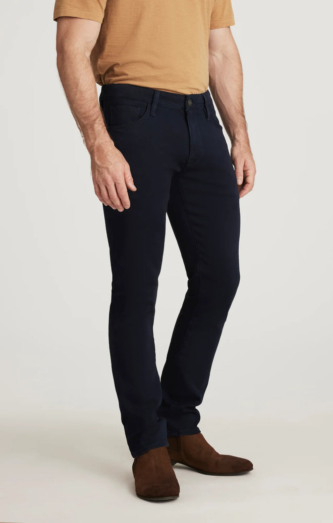 34 Heritage Cool Tapered Leg Pants In Dark Navy Cloud Luxe