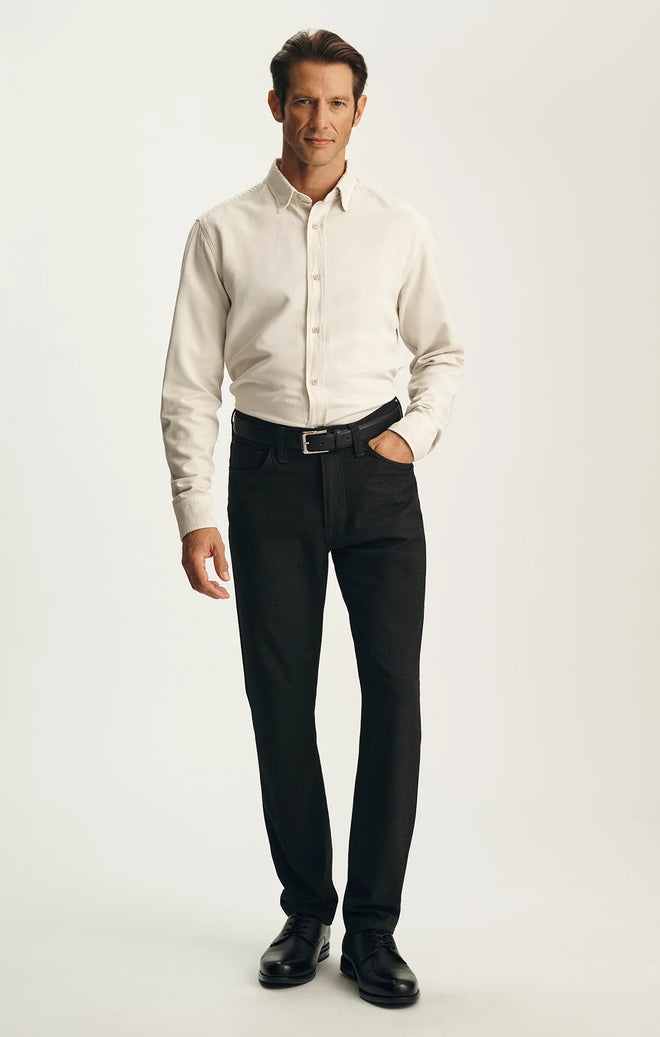 34 Heritage Courage Straight Leg Pants In Charcoal Supreme Plaid