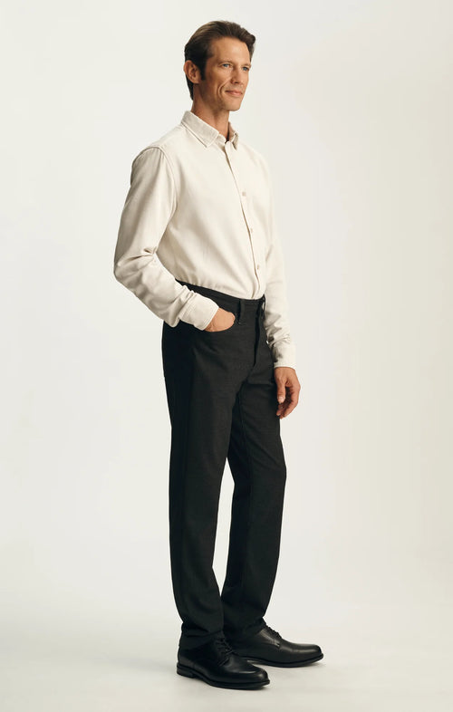 34 Heritage Courage Straight Leg Pants In Charcoal Supreme Plaid