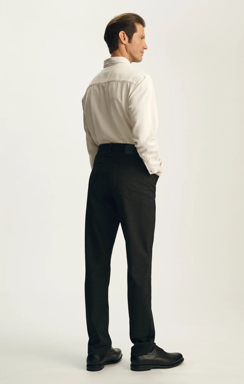 34 Heritage Courage Straight Leg Pants In Charcoal Supreme Plaid