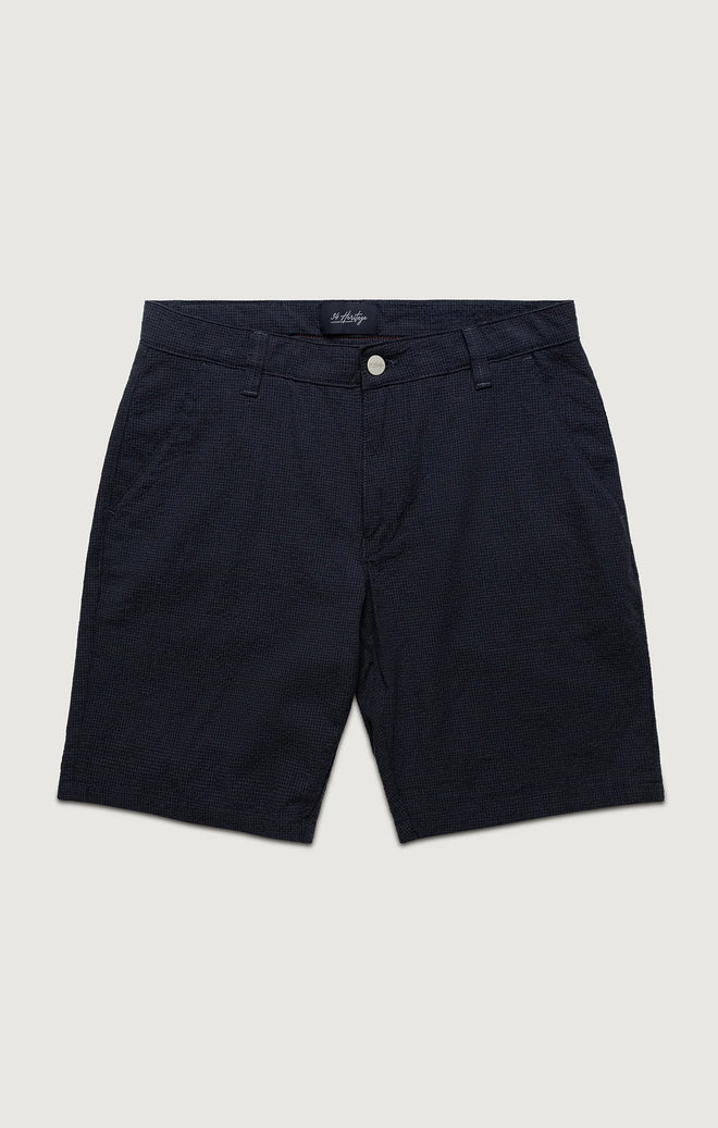 34 Heritage Arizona Navy Seersucker Shorts