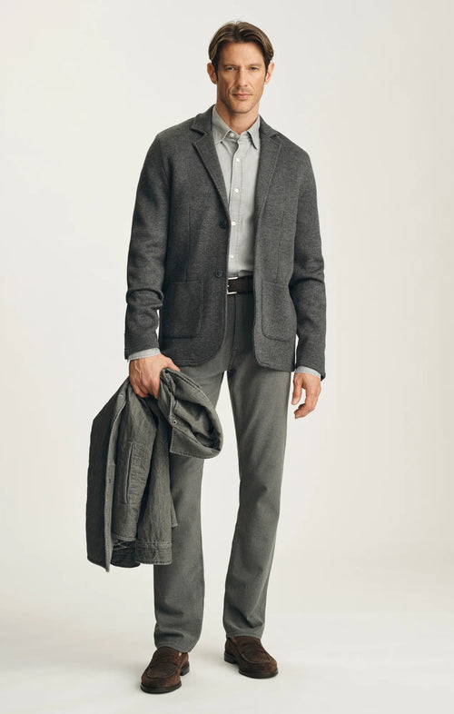 34 Heritage Double Face Blazer in Anthracite Melange