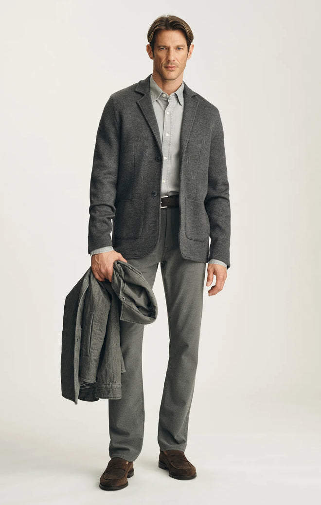 34 Heritage Double Face Blazer in Anthracite Melange
