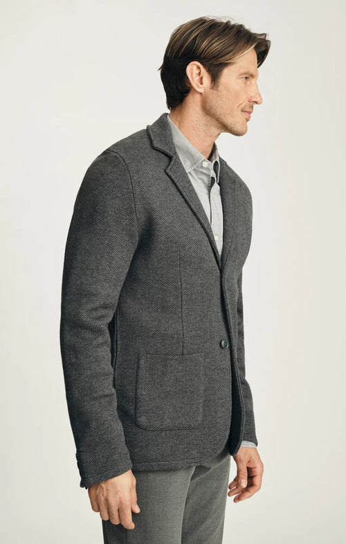 34 Heritage Double Face Blazer in Anthracite Melange