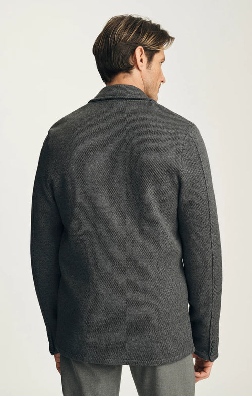 34 Heritage Double Face Blazer in Anthracite Melange