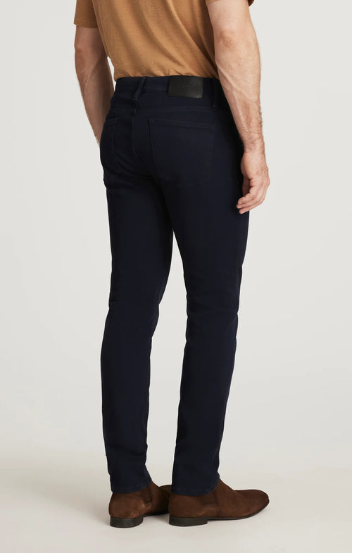 34 Heritage Cool Tapered Leg Pants In Dark Navy Cloud Luxe