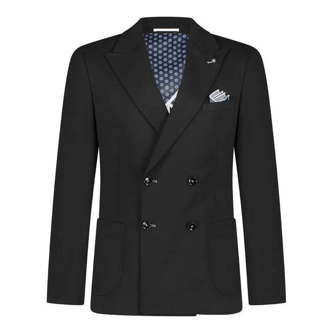 BLUE INDUSTRY DOUBLE BREASTED BLAZER