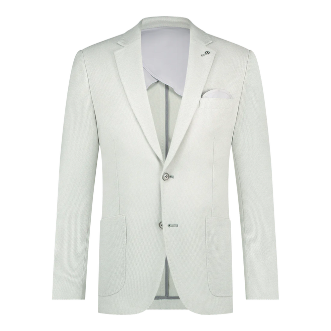 BLUE INDUSTRY WAFFLE BLAZER